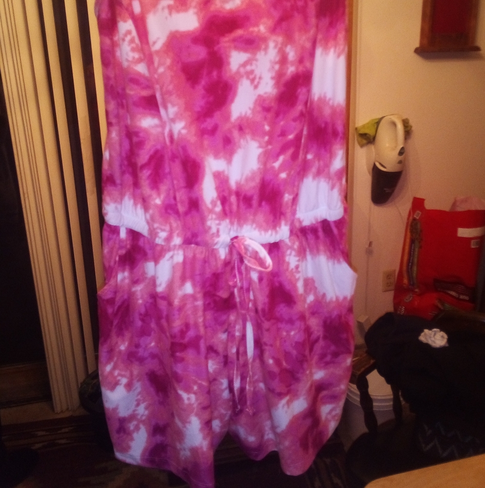 Spaghetti strap romper/ jumpsuit